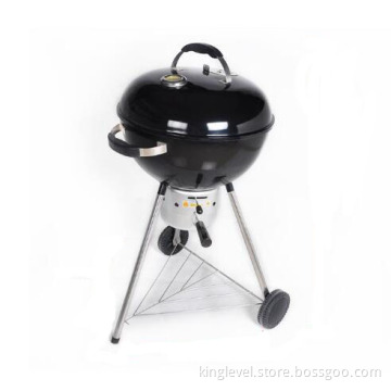 Trolley Charcoal BBQ Grills With Stainless Steel Legs
